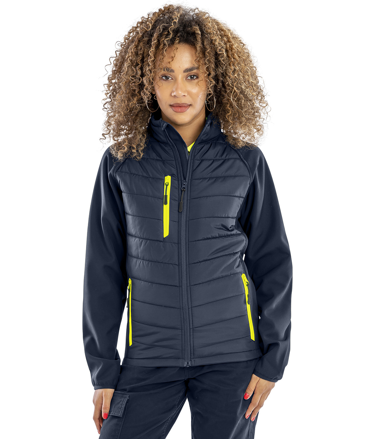 Padded softshell jacket