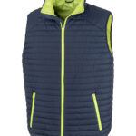 Navy lime gilet